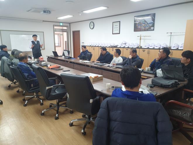 이설치팀 및 Safety Management자 특별안전교육[본사 안전교육장]